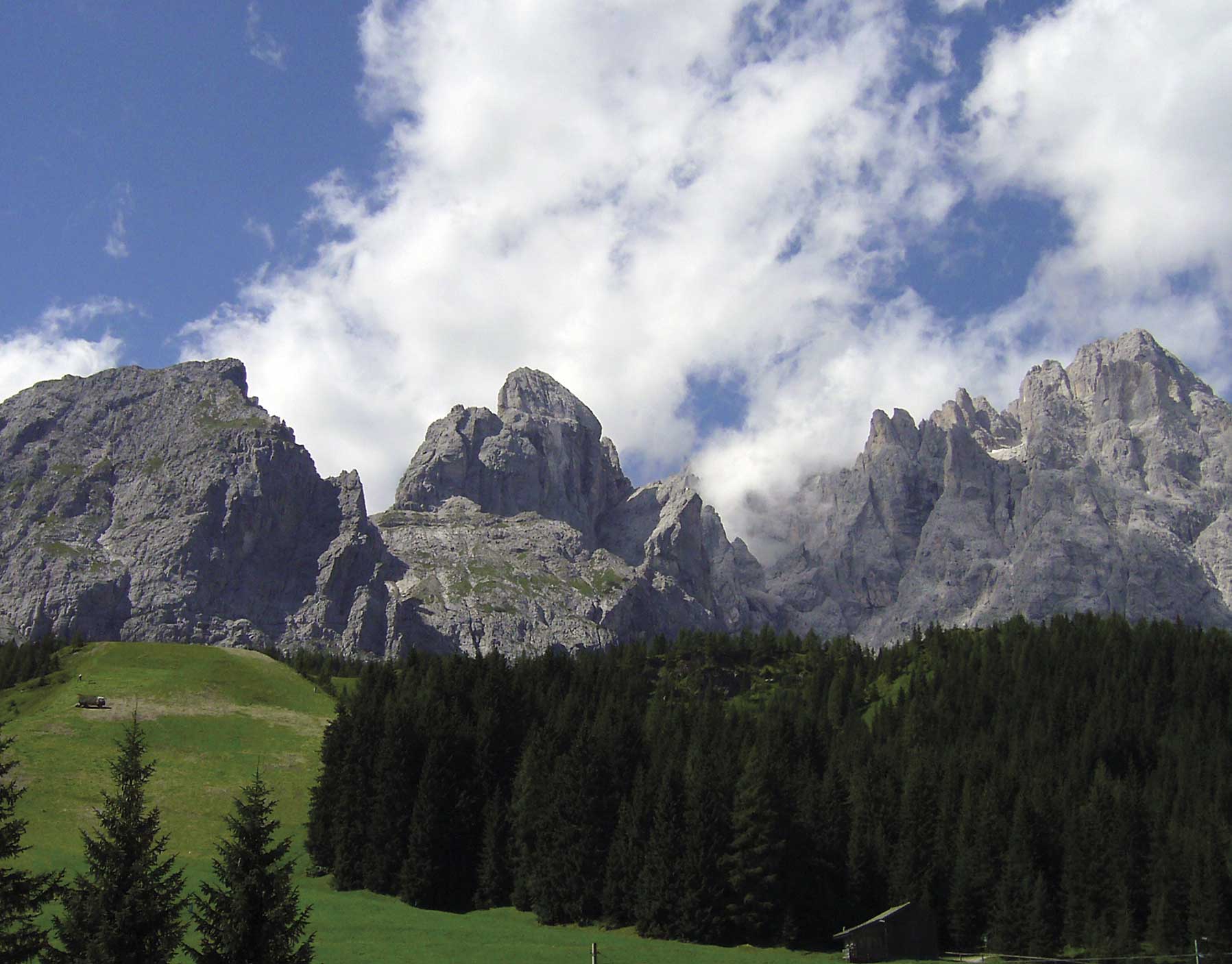 Passo Monte Croce Comelico (Bl), Veduta.